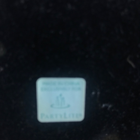 Collectible Vintage PartyLite Candle Glass Lamp - Picture 9 of 10